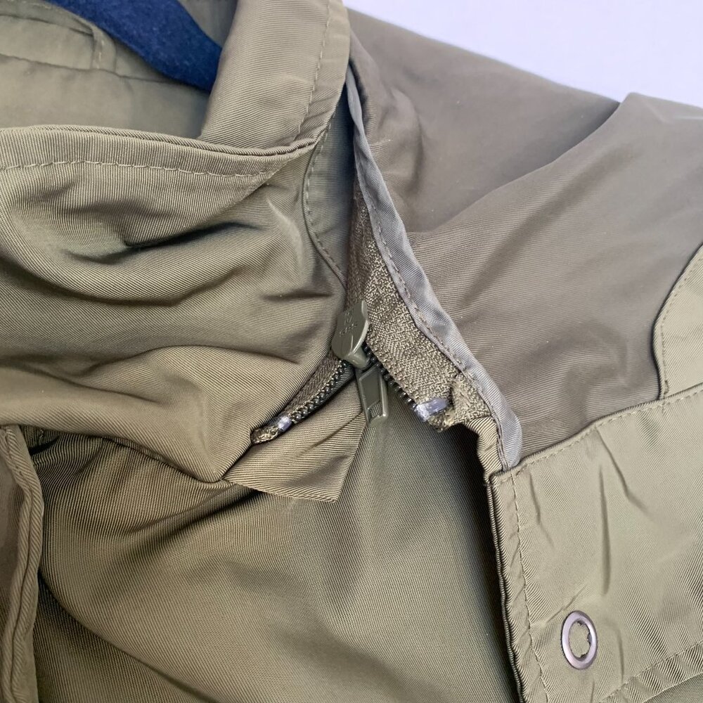 Avec Les Filles Womens Size XL Olive Green Mid Length Parka /Utility Jacket - Picture 13 of 13